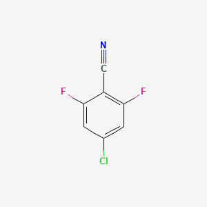 molecular formula C7H2ClF2N B1318729 4-Chloro-2,6-difluorobenzonitrile CAS No. 886500-41-0