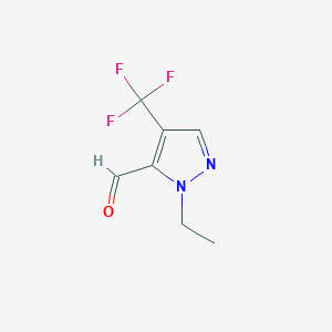 1-Ethyl-4-(trifluoromethyl)-1H-pyrazole-5-carbaldehyde