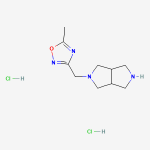 5-Methyl-3-{octahydropyrrolo[3,4-c]pyrrol-2-ylmethyl}-1,2,4-oxadiazole dihydrochloride