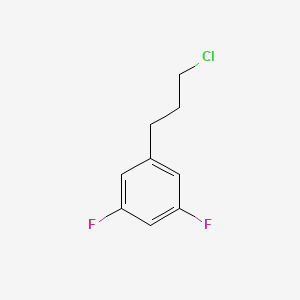 molecular formula C9H9ClF2 B13187331 1-(3-Chloropropyl)-3,5-difluorobenzene 