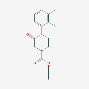 Tert-butyl 4-(2,3-dimethylphenyl)-3-oxopiperidine-1-carboxylate