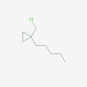 1-(Chloromethyl)-1-pentylcyclopropane