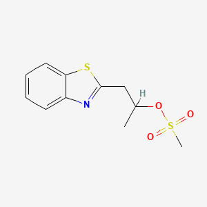 1-(1,3-Benzothiazol-2-yl)propan-2-yl methanesulfonate