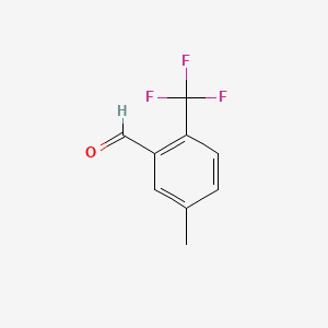 molecular formula C9H7F3O B1318737 5-Methyl-2-(trifluoromethyl)benzaldehyde CAS No. 886502-76-7