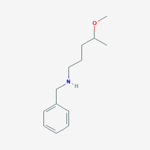 molecular formula C13H21NO B13187414 Benzyl(4-methoxypentyl)amine 