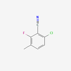 6-Chloro-2-fluoro-3-methylbenzonitrile