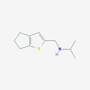 {4H,5H,6H-cyclopenta[b]thiophen-2-ylmethyl}(propan-2-yl)amine