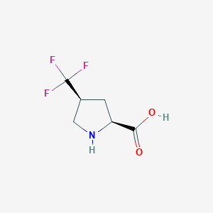 (2S,4S)-4-(trifluoromethyl)pyrrolidine-2-carboxylic acid