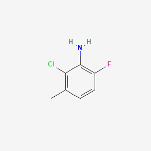 molecular formula C7H7ClFN B1318745 2-氯-6-氟-3-甲基苯胺 CAS No. 886501-03-7