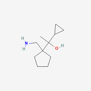 1-[1-(Aminomethyl)cyclopentyl]-1-cyclopropylethan-1-ol