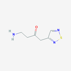 4-Amino-1-(1,2,5-thiadiazol-3-yl)butan-2-one