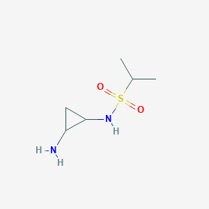 N-(2-aminocyclopropyl)propane-2-sulfonamide