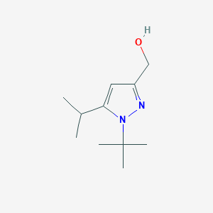 [1-tert-Butyl-5-(propan-2-yl)-1H-pyrazol-3-yl]methanol