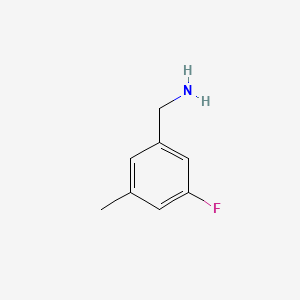 molecular formula C8H10FN B1318752 3-Fluoro-5-methylbenzylamine CAS No. 771573-02-5