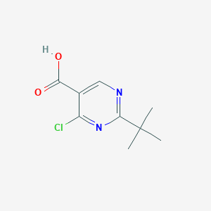 2-Tert-butyl-4-chloropyrimidine-5-carboxylic acid