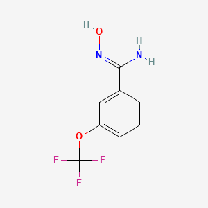 molecular formula C8H7F3N2O2 B1318757 3-(三氟甲氧基)苯甲酰胺肟 CAS No. 886500-80-7