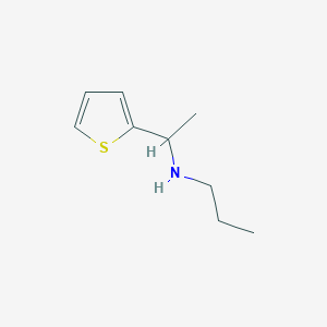 Propyl[1-(thiophen-2-yl)ethyl]amine