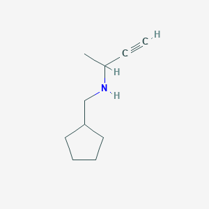 (But-3-yn-2-yl)(cyclopentylmethyl)amine