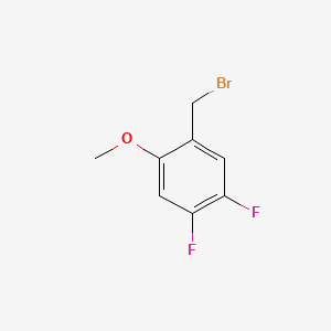 molecular formula C8H7BrF2O B1318762 4,5-Difluoro-2-methoxybenzyl bromide CAS No. 886499-64-5