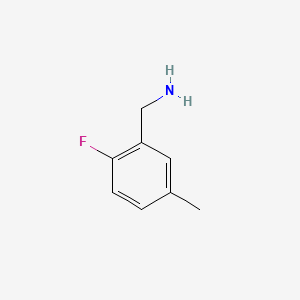 molecular formula C8H10FN B1318763 2-Fluoro-5-methylbenzylamine CAS No. 93071-82-0