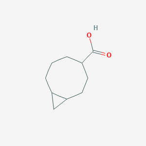 molecular formula C10H16O2 B13187632 Bicyclo[6.1.0]nonane-4-carboxylic acid 