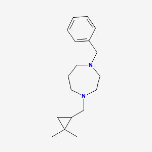 1-Benzyl-4-[(2,2-dimethylcyclopropyl)methyl]-1,4-diazepane