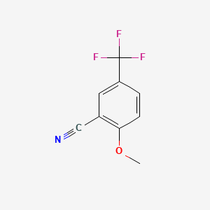 molecular formula C9H6F3NO B1318767 2-甲氧基-5-(三氟甲基)苯甲腈 CAS No. 34636-92-5