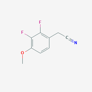 molecular formula C9H7F2NO B1318771 2,3-Difluoro-4-methoxyphenylacetonitrile CAS No. 886503-74-8