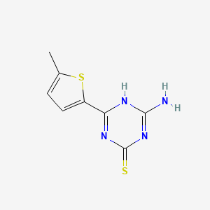 4-Amino-6-(5-methylthiophen-2-YL)-1,3,5-triazine-2-thiol