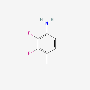 molecular formula C7H7F2N B1318772 2,3-二氟-4-甲基苯胺 CAS No. 886503-79-3