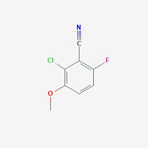 molecular formula C8H5ClFNO B1318774 2-氯-6-氟-3-甲氧基苯甲腈 CAS No. 886761-59-7