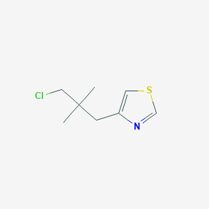 4-(3-Chloro-2,2-dimethylpropyl)-1,3-thiazole