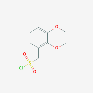 2,3-Dihydro-1,4-benzodioxin-5-ylmethanesulfonyl chloride