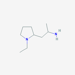 1-(1-Ethylpyrrolidin-2-yl)propan-2-amine