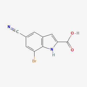 7-Bromo-5-cyano-1H-indole-2-carboxylic acid