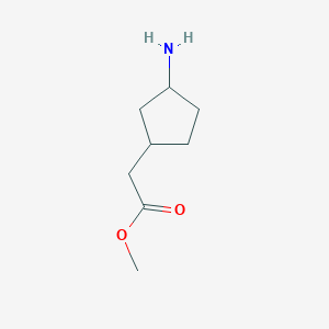 Methyl 2-(3-aminocyclopentyl)acetate