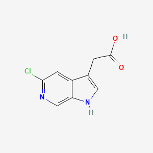 2-{5-chloro-1H-pyrrolo[2,3-c]pyridin-3-yl}acetic acid