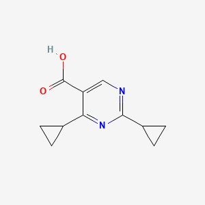 2,4-Dicyclopropylpyrimidine-5-carboxylic acid