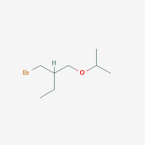 2-(Bromomethyl)-1-(propan-2-yloxy)butane