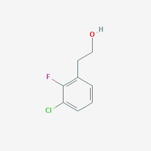 molecular formula C8H8ClFO B1318789 2-(3-Chloro-2-fluorophenyl)ethanol CAS No. 886761-82-6