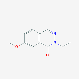 molecular formula C11H12N2O2 B13187944 2-Ethyl-7-methoxy-1,2-dihydrophthalazin-1-one 