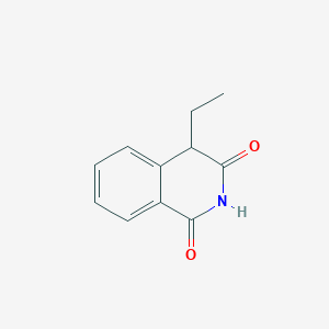 molecular formula C11H11NO2 B13187960 4-Ethylisoquinoline-1,3(2H,4H)-dione 