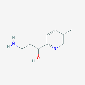 3-Amino-1-(5-methylpyridin-2-yl)propan-1-ol