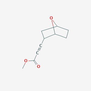 Methyl 3-{7-oxabicyclo[2.2.1]heptan-2-yl}prop-2-ynoate