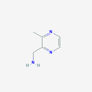 molecular formula C6H9N3 B1318805 (3-Methylpyrazin-2-yl)methanamine CAS No. 205259-75-2