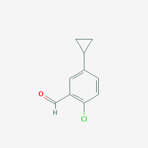 2-Chloro-5-cyclopropylbenzaldehyde