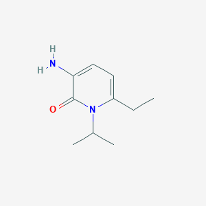 3-Amino-6-ethyl-1-(propan-2-yl)-1,2-dihydropyridin-2-one