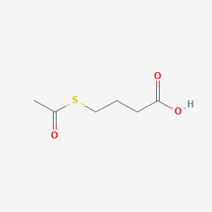 molecular formula C6H10O3S B1318806 Butanoic acid, 4-(acetylthio)- CAS No. 101421-82-3