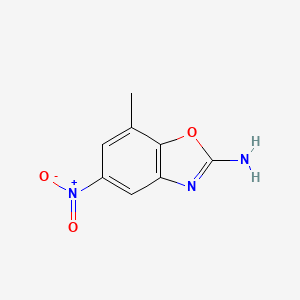 7-Methyl-5-nitro-1,3-benzoxazol-2-amine