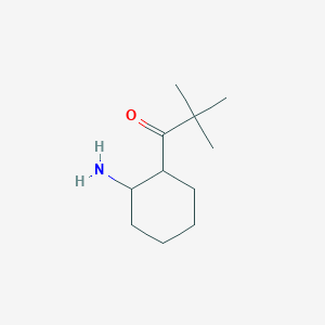 1-(2-Aminocyclohexyl)-2,2-dimethylpropan-1-one